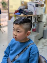 カットハウス パセリ お洒落キッズ☆しんさいがり☆ <理容室>/メンズ/バーバー
