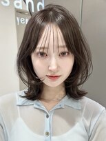サンドイエナ 横浜店(sand yena)&nbsp;くびレイヤーエモージュ愛されショートボブ艶髪マッシュハンサム