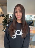 さりげなくオシャレなレイヤー×ナチュラルカラー
