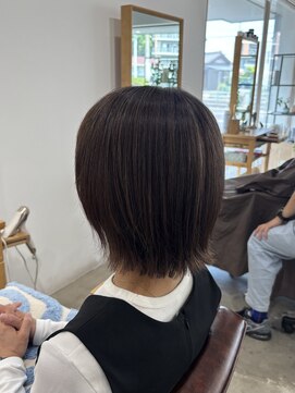 サロン(SALON) ミニボブ/ハイライトカラー