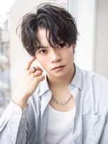 ロエメンズ(LOE men’s)&nbsp;ニュアンスパーマセンターパート