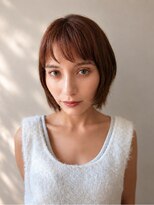 ペスカケイクリエイティブ(PESCA K-CREATIVE)&nbsp;伸ばしかけも整うショートボブ