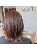 ノート(NooT.)&nbsp;【NooT.】外ハネレイヤー×暖色ブラウン