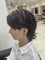 アッシュ 下丸子店(Ash) ニュアンスサーフカールセンターパートフェザーシャドウ無造作