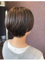 アヤ Aya&nbsp;丸みショート×ハイライトカラー
