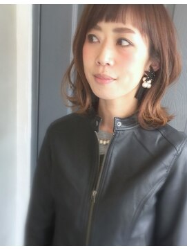 ホロホロヘアー(Hair) holoholoマツウラ 外ハネミディ