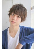 外ハネカジュアルパーマ