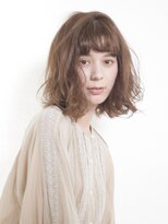 メゾンドイギー(MAISON de IGGY)&nbsp;ヌーディーベージュ×柔らかウェーブ＃大人かわいい＃前髪