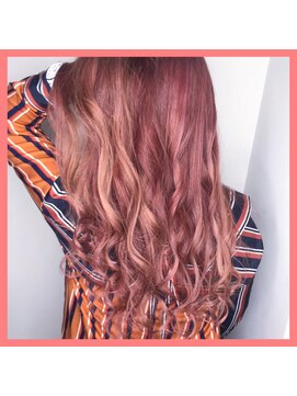 ワット 新宿店 【W-ワット-新宿店 担当田辺】*ゆるふわピンクロングスタイル*