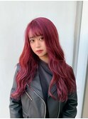 韓国風チェリーレッド