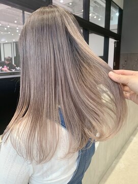 アルバム 銀座(ALBUM GINZA) ホワイトベージュ_アッシュブラウンネオウルフ_ba278613