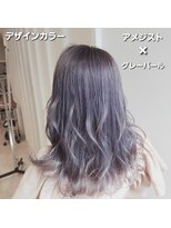 エイクス ヘア デザイン×美髪クリニック 千葉(AQs hair design) 紫系のデザインカラー☆