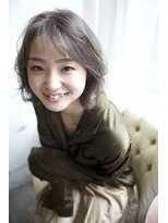 グランアージュ 錦糸町(grandage)&nbsp;外ハネ透けバングミルクティーアッシュ【グランアージュ錦糸町】