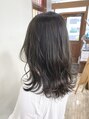 アグ ヘアー ボンド 六名店(Agu hair bond)&nbsp;やる波巻きミディアムスタイルショコラグレージュ