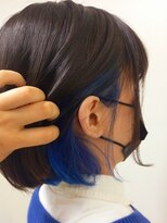 ヘアリゾートエーアイ 高田馬場店(hair resort Ai)&nbsp;20代30代40代マロンベージュ/Aラインボブ/かきあげ[高田馬場駅]