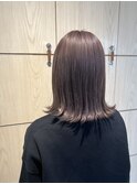 20代30代40代髪質改善ラベンダーグレージュ艶感外ハネボブ