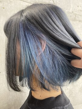 アラモア ひばりヶ丘(Alamoa) グレーシルバー×インナー　スカイブルー