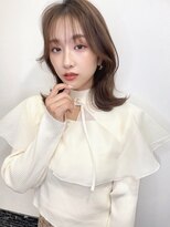 リコバイアフロート(riko by afloat)&nbsp;大人ガーリー/ショコラアッシュ/サイドバング/韓国ヘアー