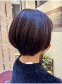 30代40代50代◎大人ナチュラルグラデーションショートボブ☆