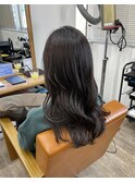 カーキブラウン/ゆるふわ巻き