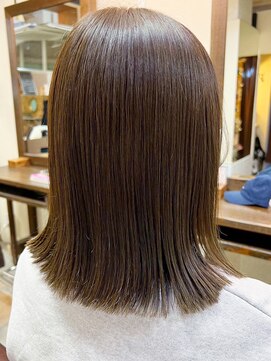 オンスター(ONSTAR) 艶感♪髪質改善カラー大人可愛いアッシュブラウン20代30代40代