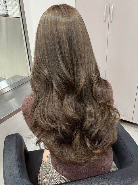 2917髪質改善オルチャンヘアタイトストレート波巻きセシルカット