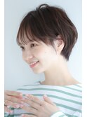 大人可愛いマッシュショート