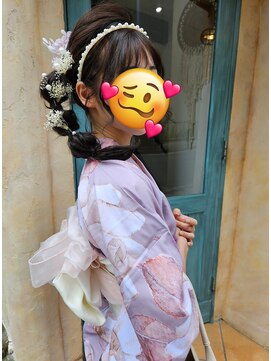 サーティーン(THIRTEEN) 夏は浴衣でお出かけ♪浴衣ヘア！着付けもやってます☆