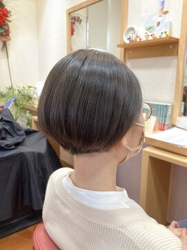 アグレアーブル 上地店 襟足スッキリボブ