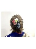 ハーフアップセット