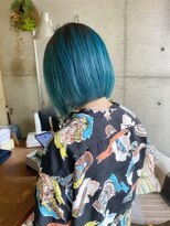 トト 船橋店(toto.)&nbsp;黒髪/グレーベージュ/レイヤーロング/前髪パーマ[西船橋/津田沼]