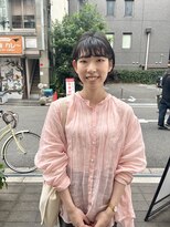 カフ(CAF)&nbsp;CAF FUKO クセ毛風/ミニボブ/ニュアンスパーマ/大阪/心斎橋