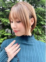 ロンドシエル 横浜(Lond ciel)&nbsp;ハイライト×マロンベージュ×可愛いショート【沼座/横浜】