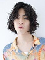 ソーコ 渋谷(SOCO)&nbsp;メンズニュアンスパーマ波巻きスパイラルメンズパーマ