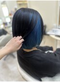 インナーカラー×BLUE