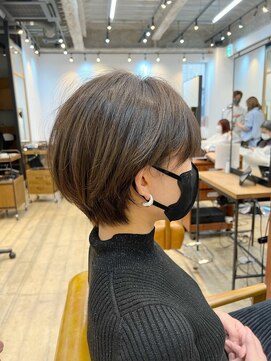 ノットバイベル 大宮(knot by belle) 【お客様ヘア】朝楽丸みショート