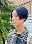 【アイビー吉祥寺　キチジョウジ 美容院】ネイビーショート