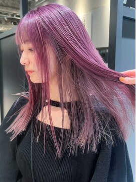 アルバム 銀座(ALBUM GINZA) エモージュ美髪ベビーピンクホワイトピンク_ba485822