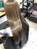 【艶と透明感のある色に】カット +【酸熱】+プラチナイルミナカラー　￥13750