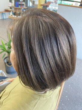 マップデザイン(map design) 白髪ぼかしデザインカラー