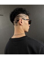 スキル(SKILL) 短髪ジェットスタイル【ラインアート】