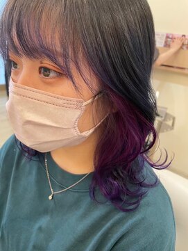 アージュ 久留米ゆめタウン店 顔周りレイヤー　ゆるふわ巻き