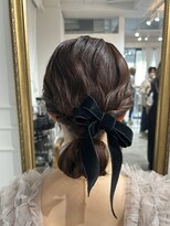 セット アンド バイ ルゥーダ 品川駅前店(SET and..by Rouxda.)&nbsp;ゆるめアップスタイル