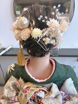 エスデザイン(es design)&nbsp;ボブからのアップヘア【成人式ヘア】