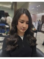 アピッシュ ギンザ(apish ginza)&nbsp;ロングパーマ/デジタルパーマロング/コテ巻きパーマ/韓国ヘア