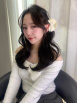 ボタン テンジン(VOTAN tenjin)&nbsp;[votanふうか]顔周りカット/グレージュ/天神韓国ヘア