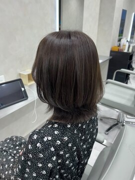 キング(K!ng) 縮毛矯正髪質改善ハイライトレイヤーカット楠葉美容室エクステ