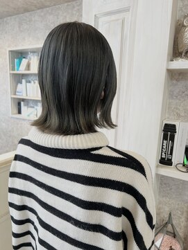 キャアリー(Caary) 福山美容室caary ブリーチグレージュ透明感イルミナカラー20代