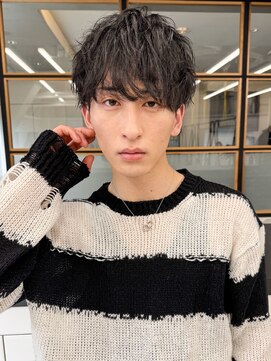 ソア 渋谷(soar) 波巻きスパイラルパーマメンズマッシュツイストスパイラルパーマ