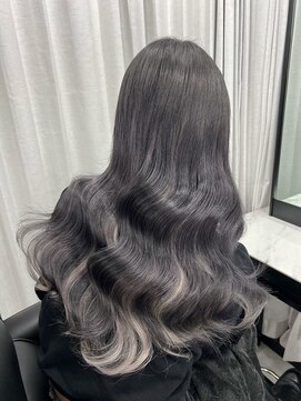 ウィステル(wistell) グレージュ☆エクステ/グレー/シルバー/ホワイト